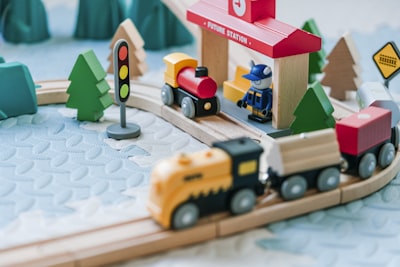Child hands-on creative play